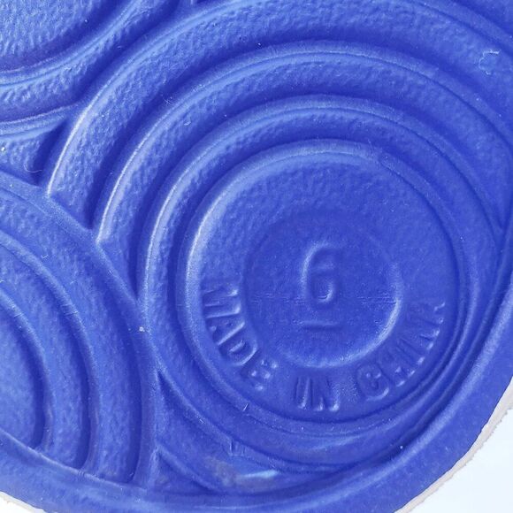 PEX Blue Perforated Slip On Womens Size 6 Lightweight Summer Casual Native - Picture 8 of 8